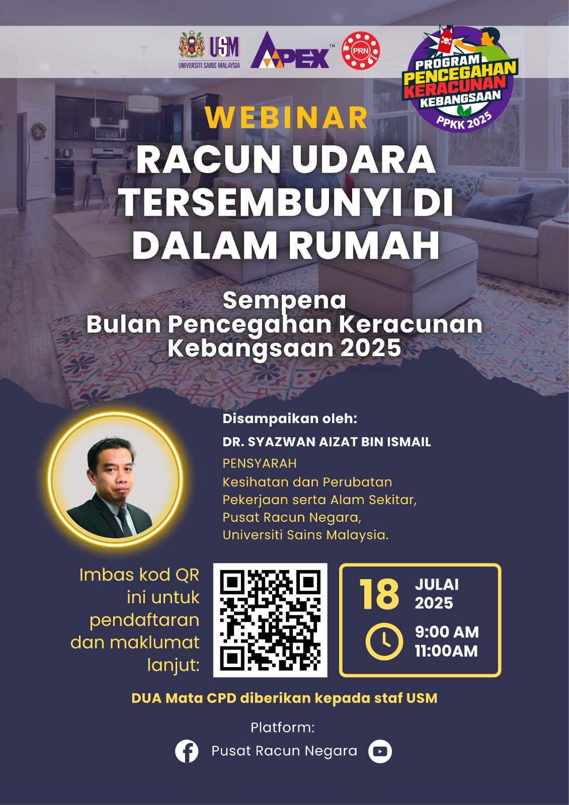 Racun Udara Tersembunyi Dalam Rumah
